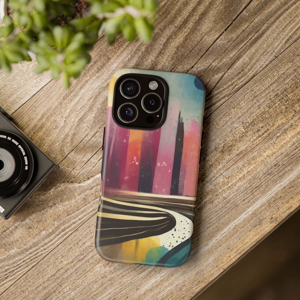 City Skyline Vibrant Tough Phone Case