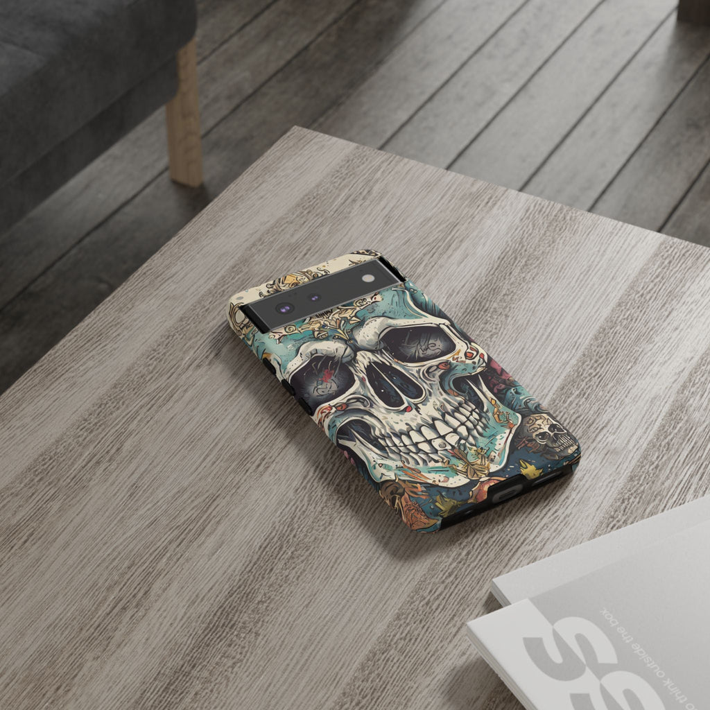 Abstract Skull Tough Phone Case