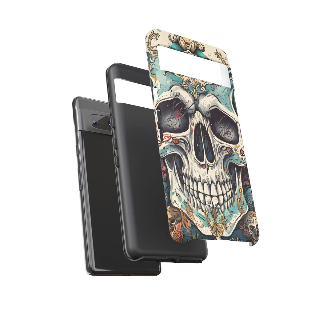 Abstract Skull Tough Phone Case