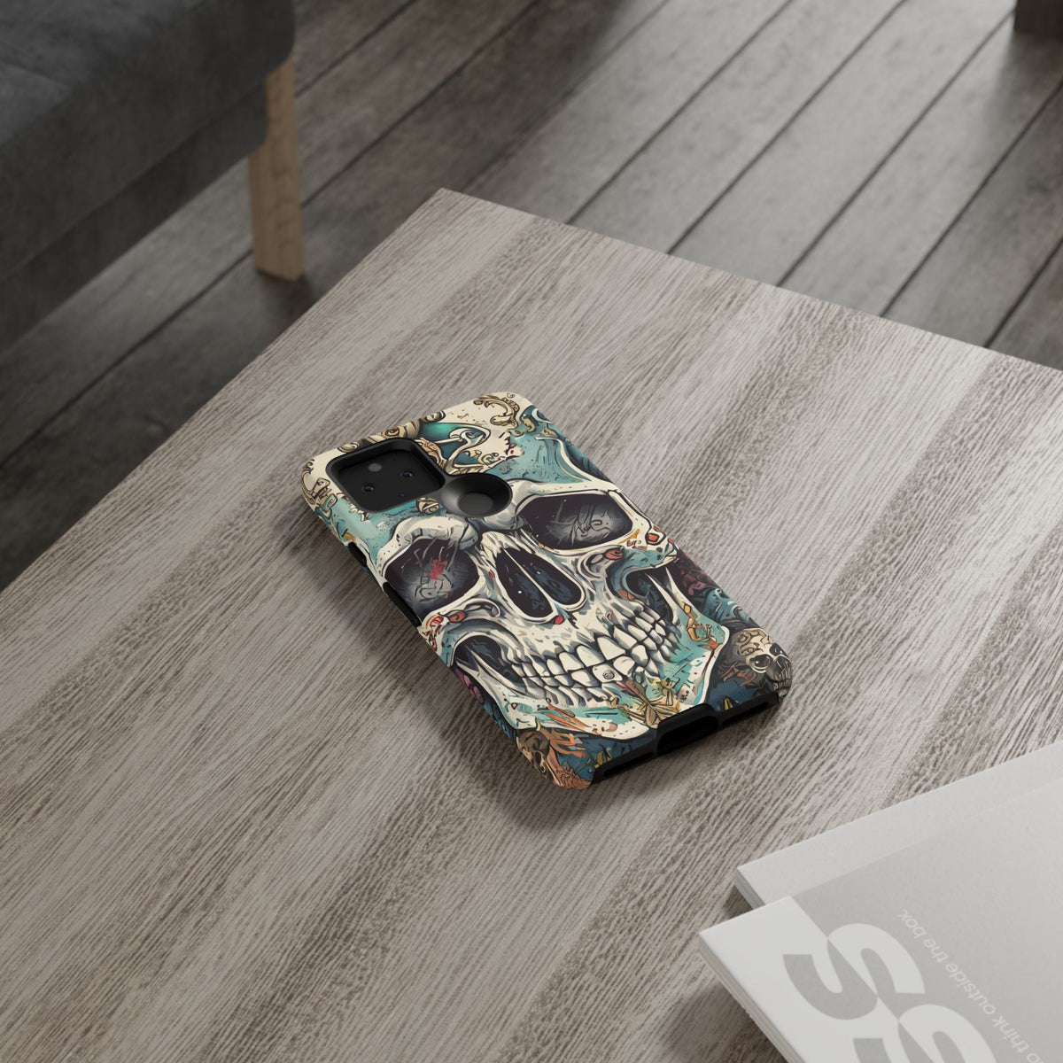 Abstract Skull Tough Phone Case