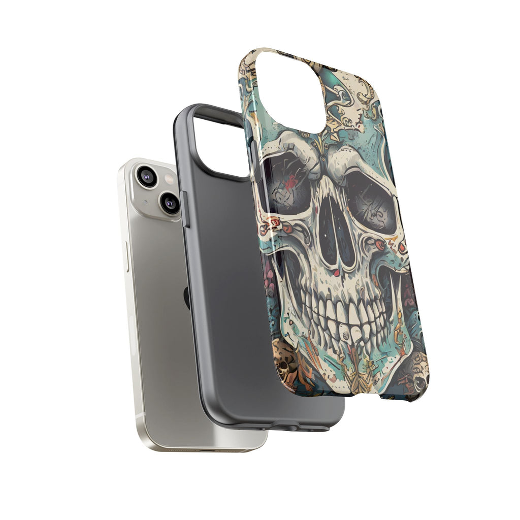 Abstract Skull Tough Phone Case