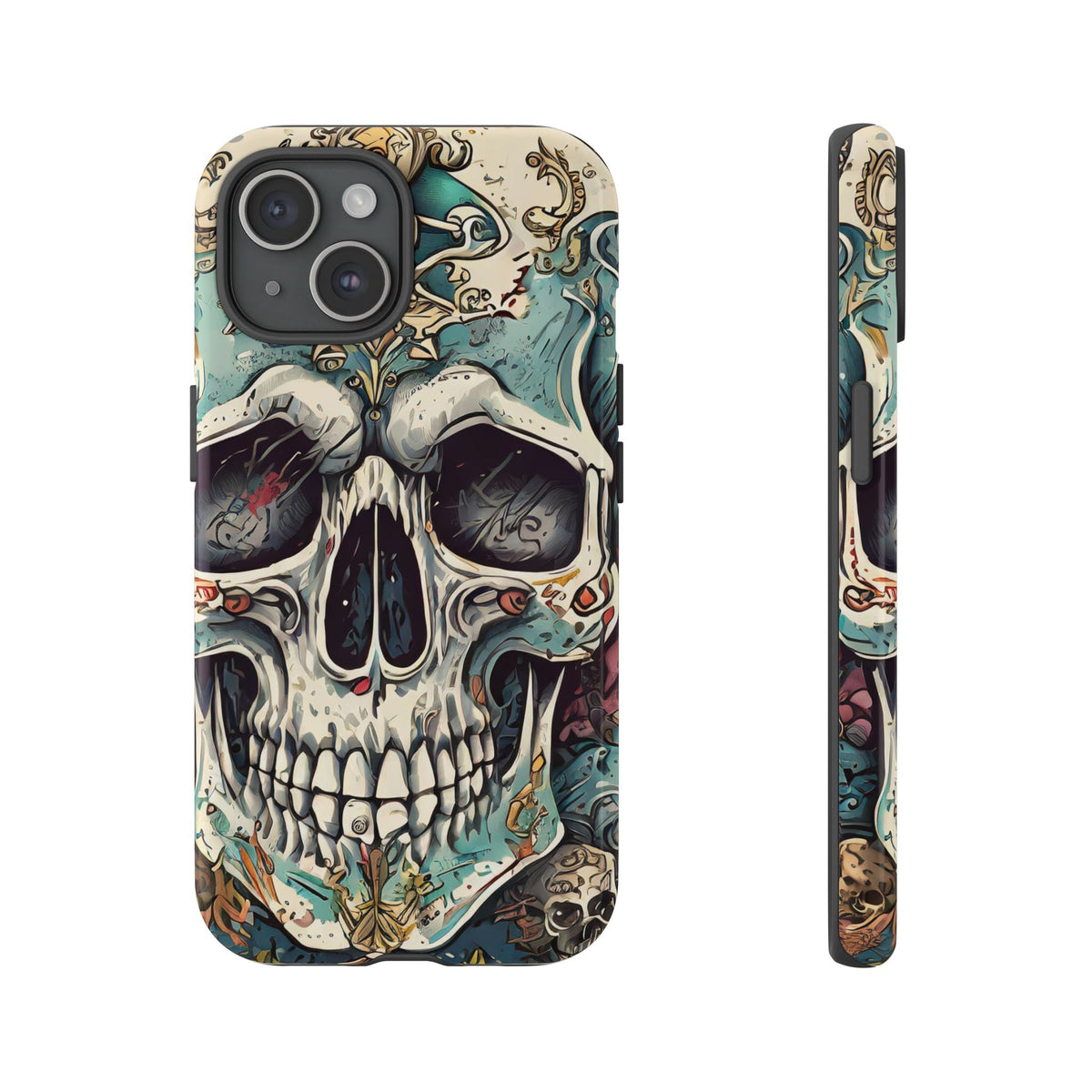Abstract Skull Tough Phone Case