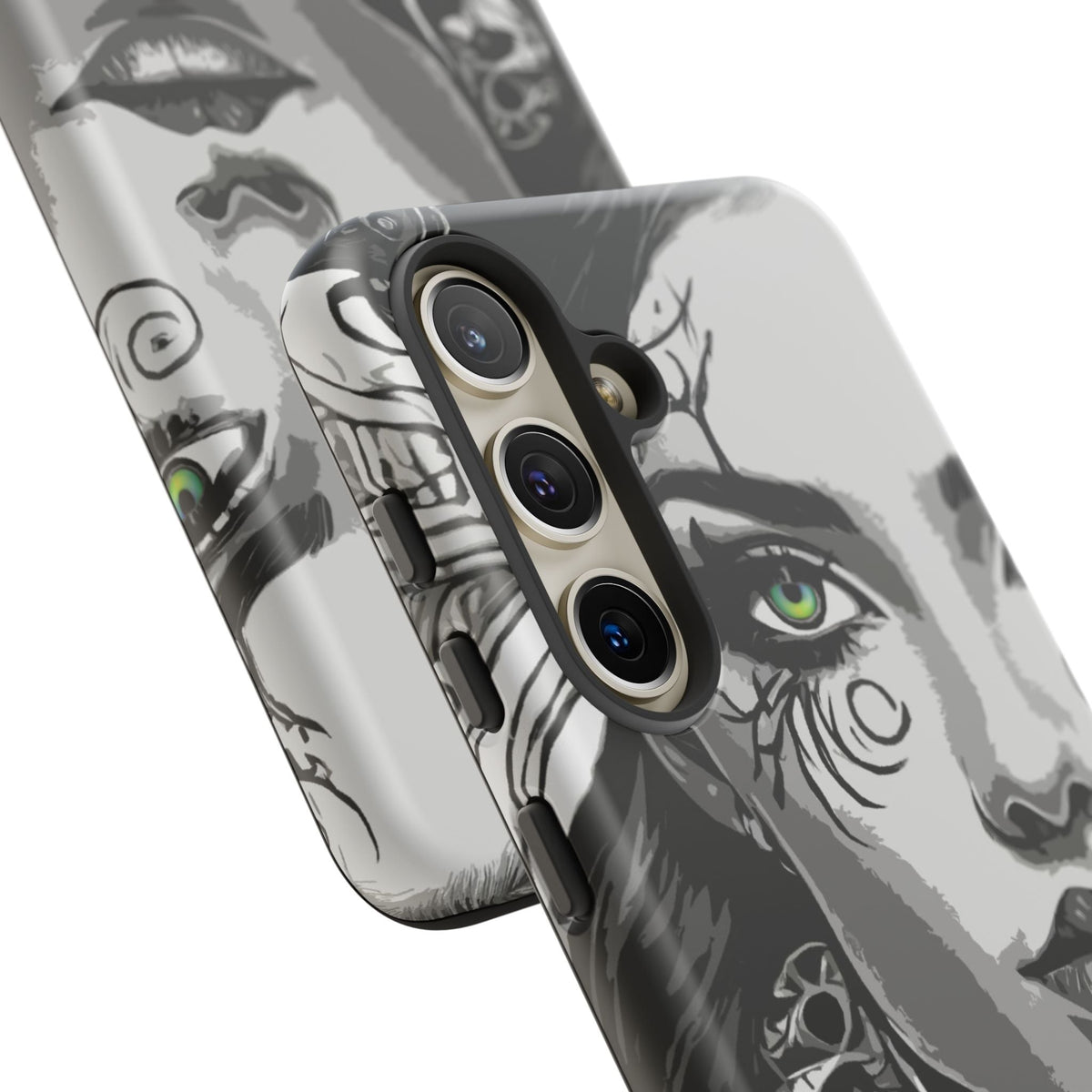 Green Eyed Devilish Beauty Tough Phone Case