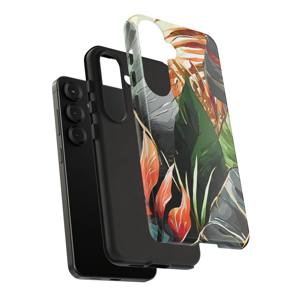 Tropical Leaf Tough Phone Case
