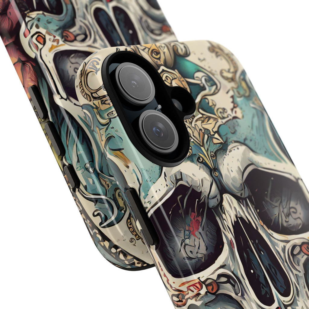 Abstract Skull Tough Phone Case