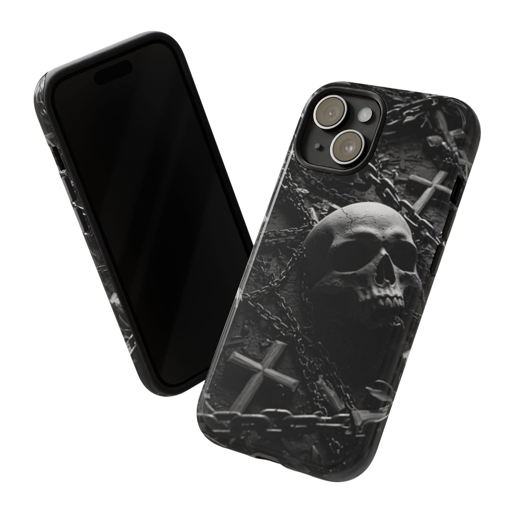 Gothic Skull Tough Phone Case