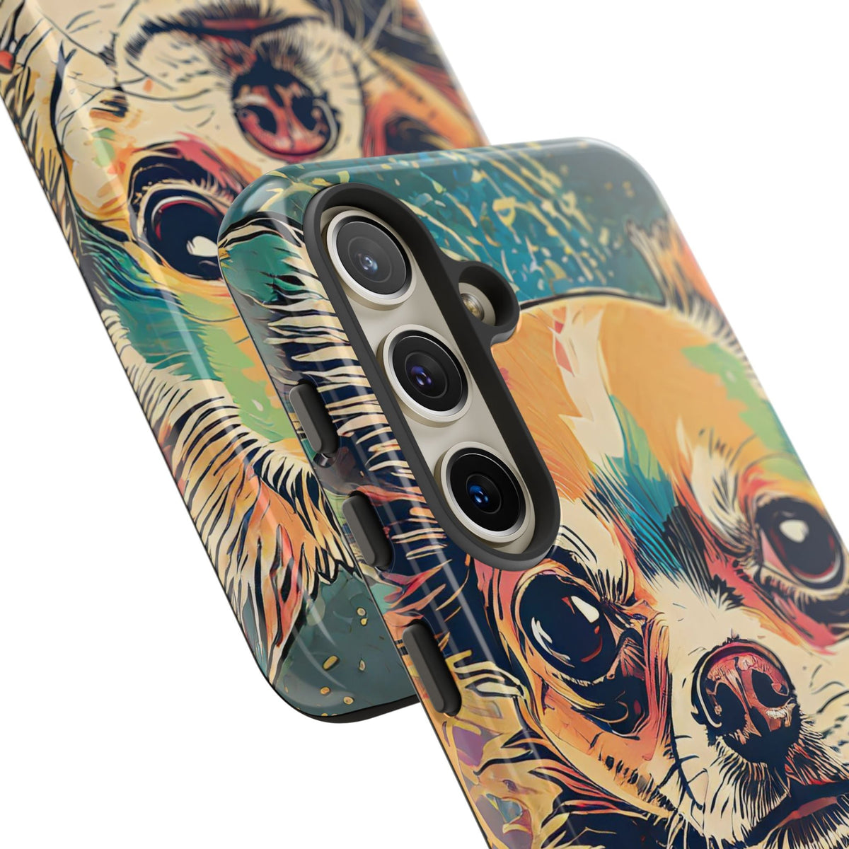 Abstract Chihuahua Tough Phone Cases