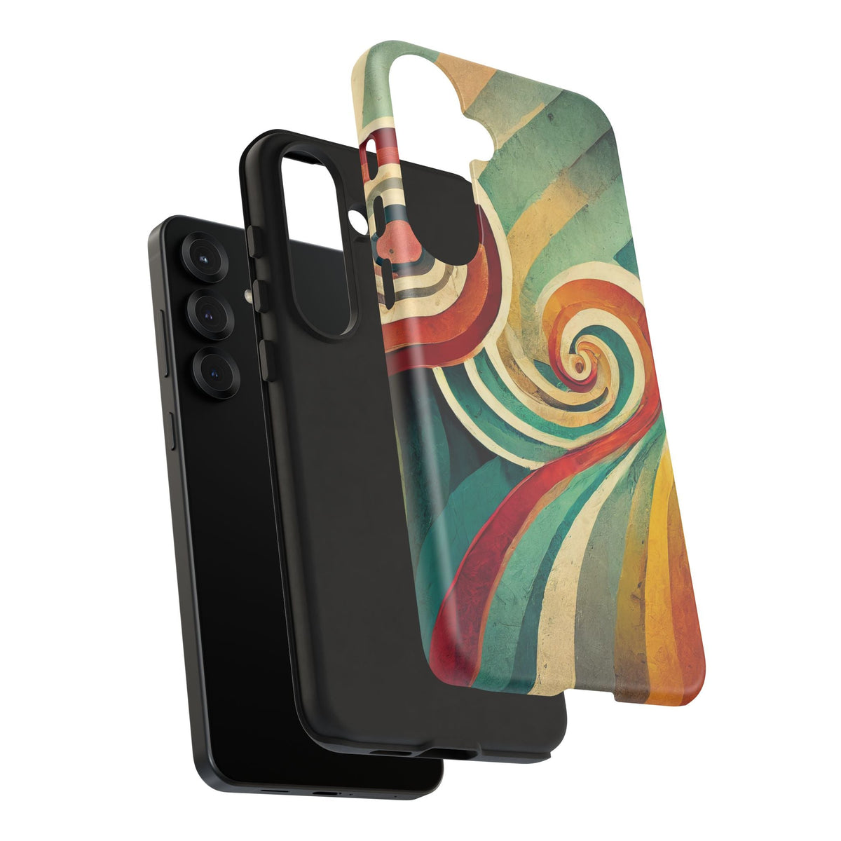 Colorful Swirl Tough Phone Case