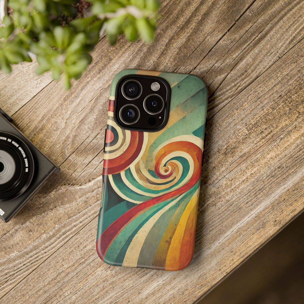 Colorful Swirl Tough Phone Case