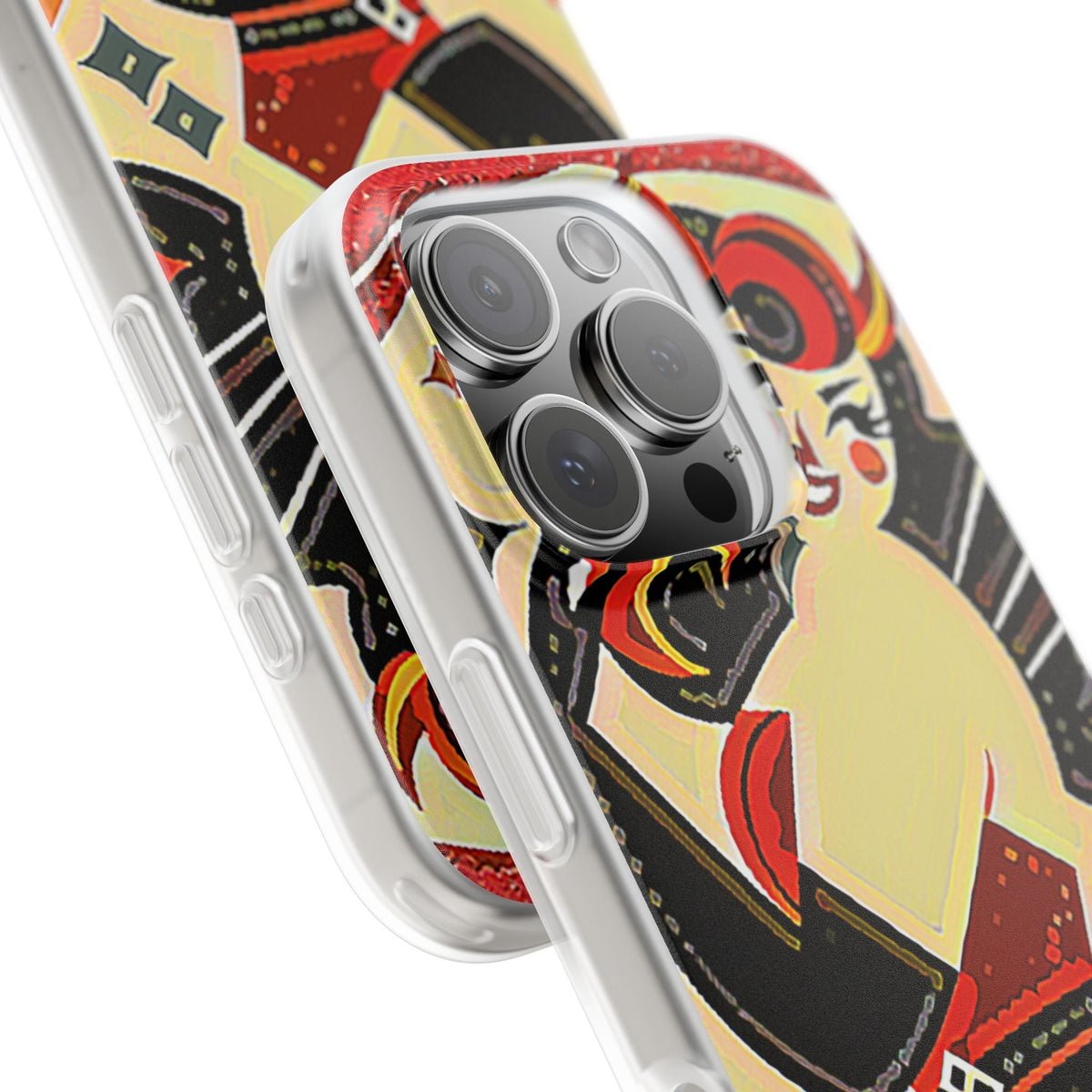 Red & Black Female Devil Flexi Phone Case