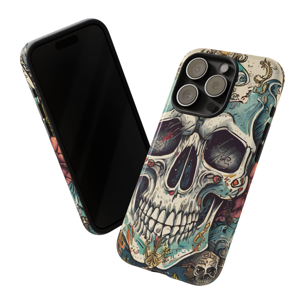 Abstract Skull Tough Phone Case