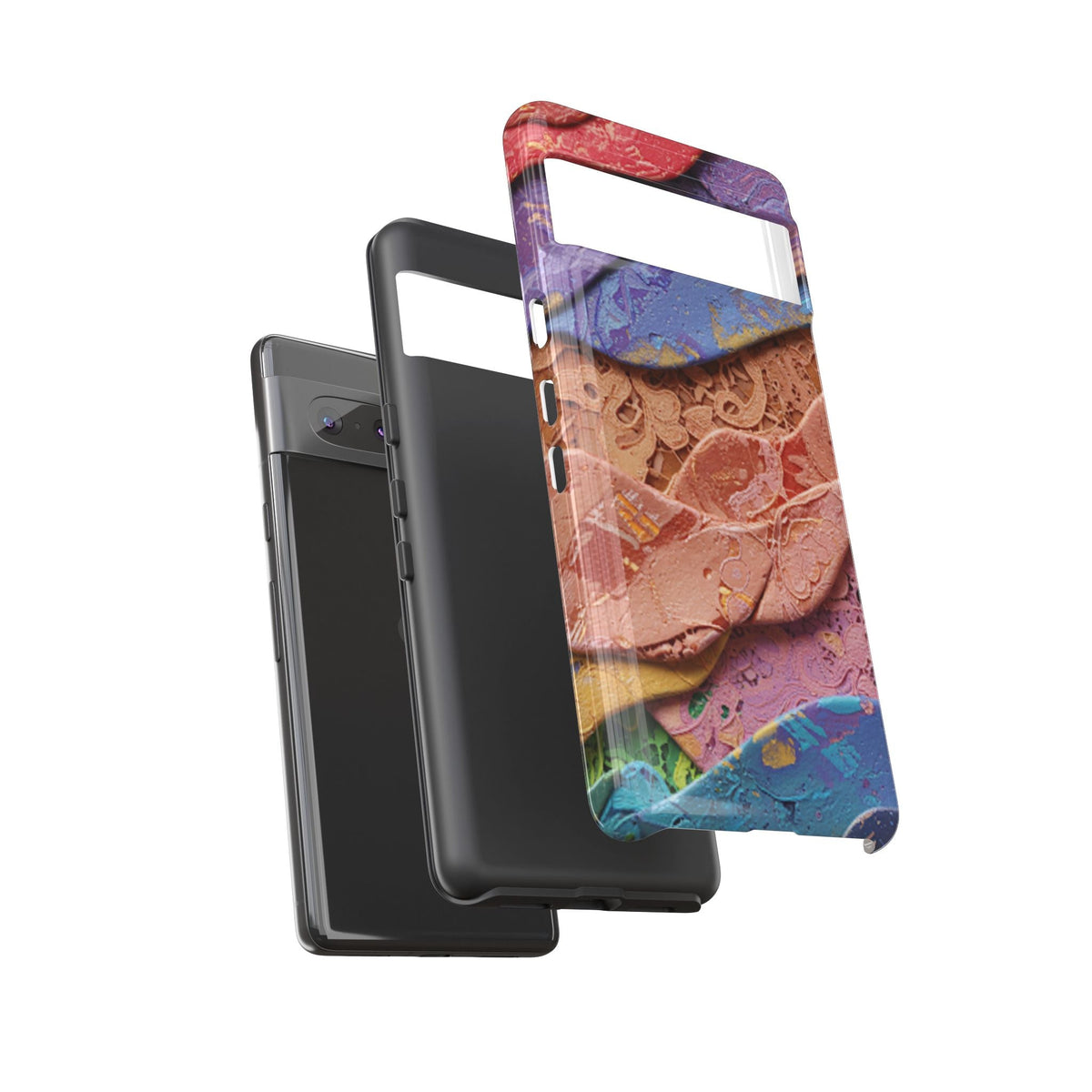Abstract Painted Lace Tough Phone Case