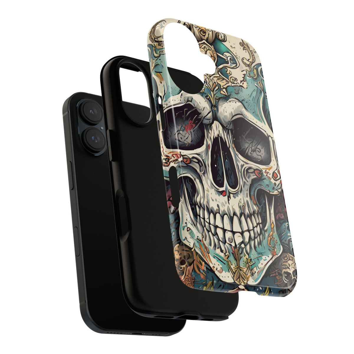 Abstract Skull Tough Phone Case
