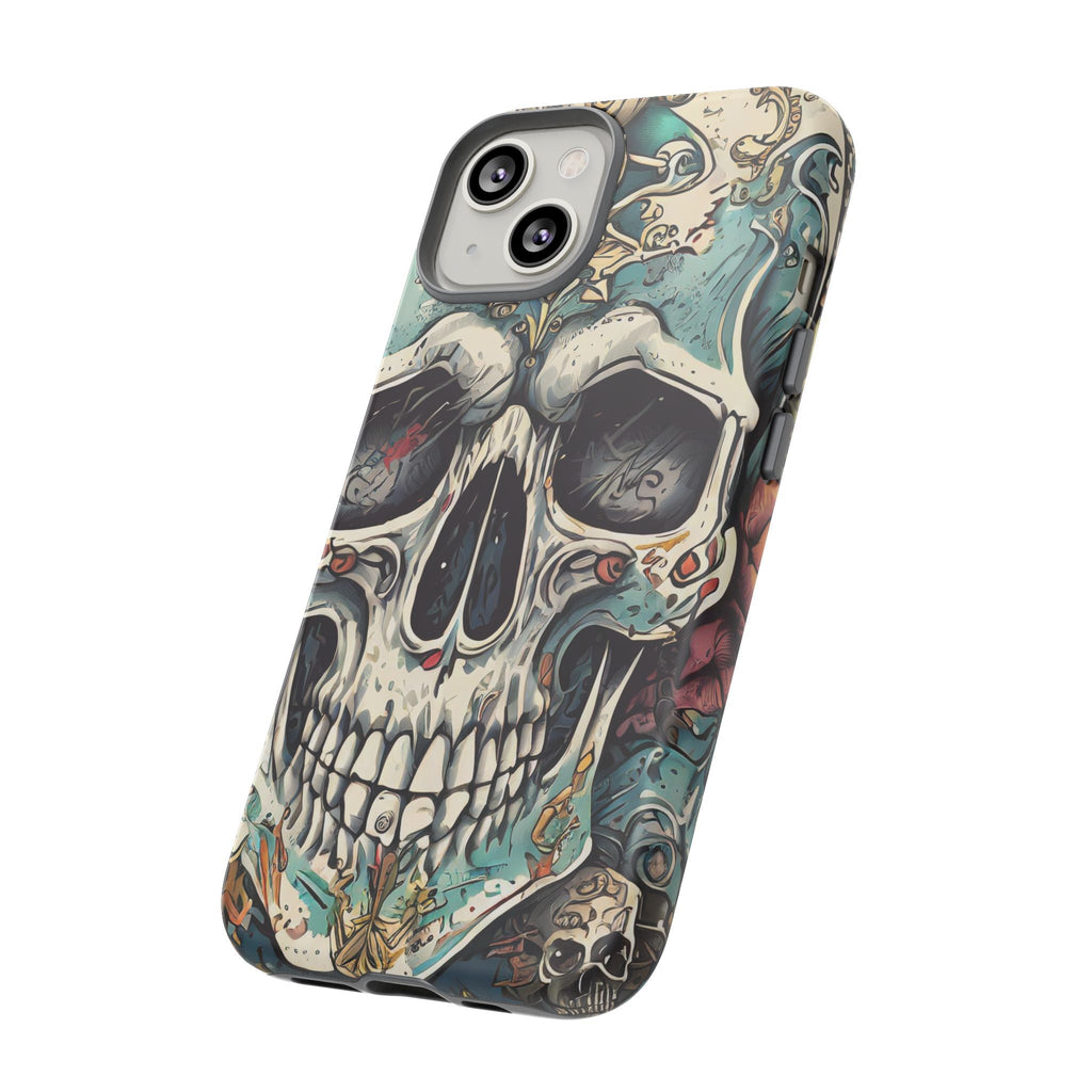 Abstract Skull Tough Phone Case