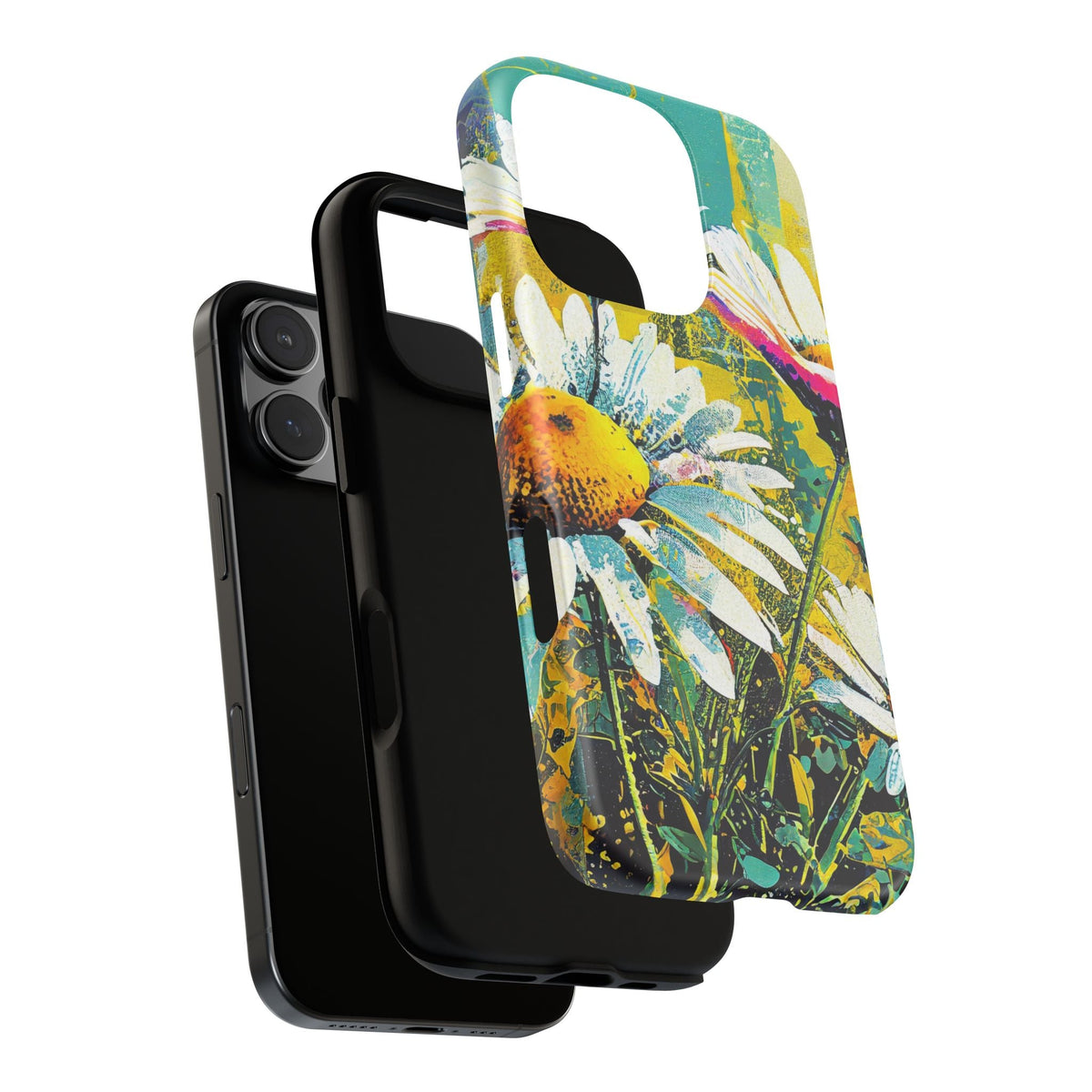 Colorful Daisy Floral Tough Phone Case