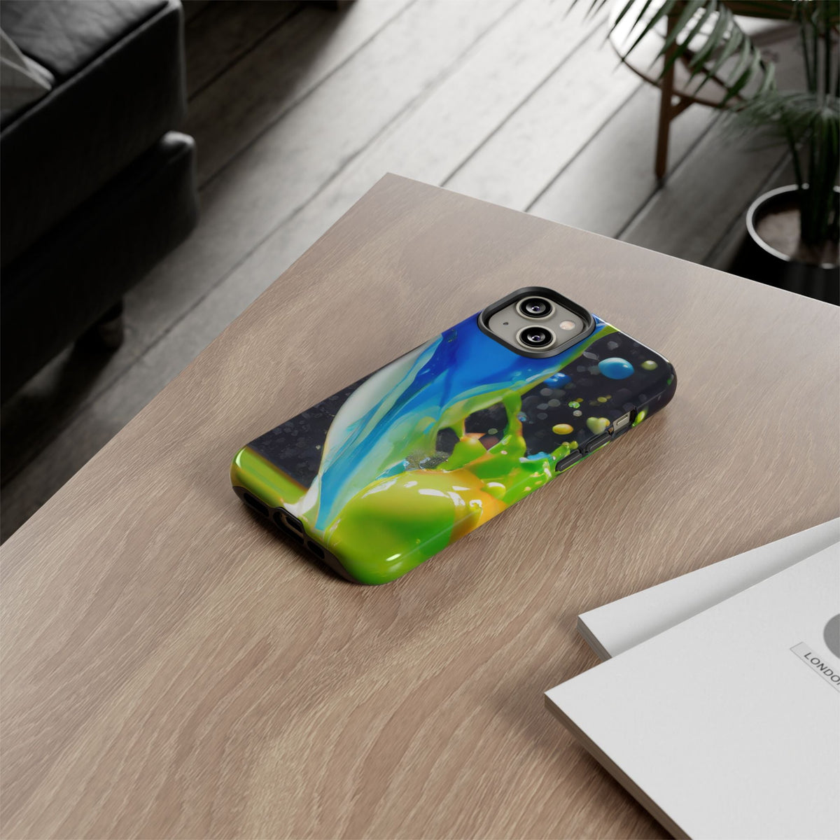 Vibrant Paint Splash Phone Case - Tough & Stylish Protection