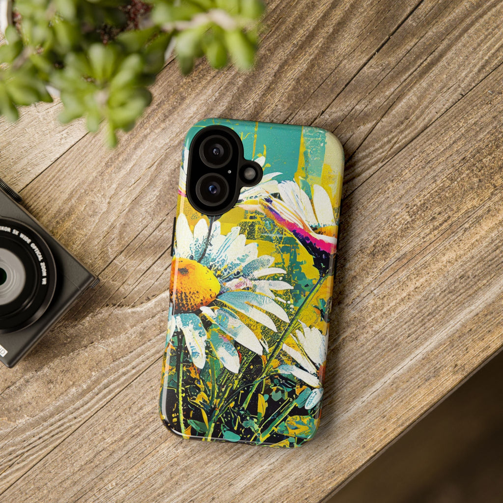 Colorful Daisy Floral Tough Phone Case