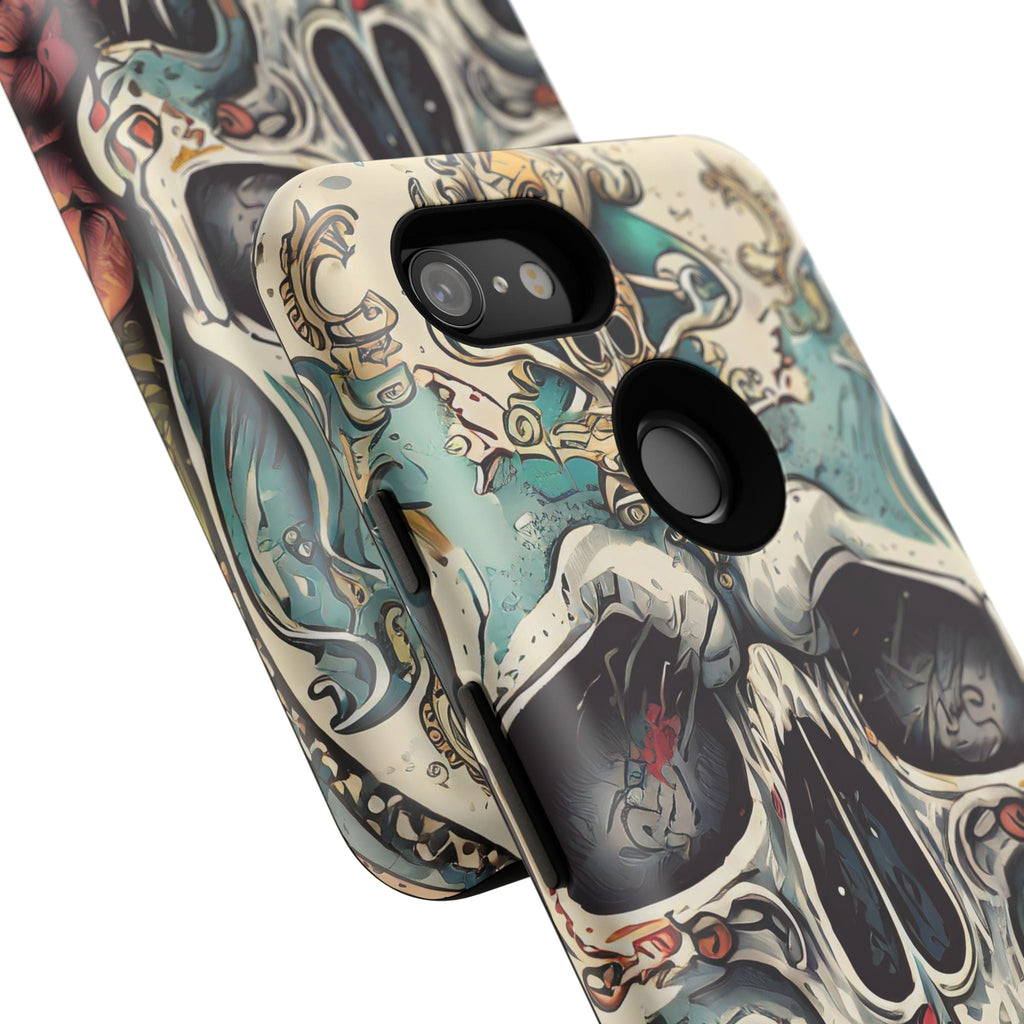 Abstract Skull Tough Phone Case