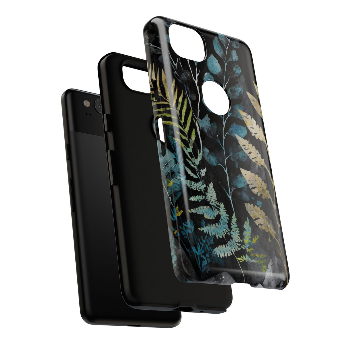Dark Floral Tough Phone Case