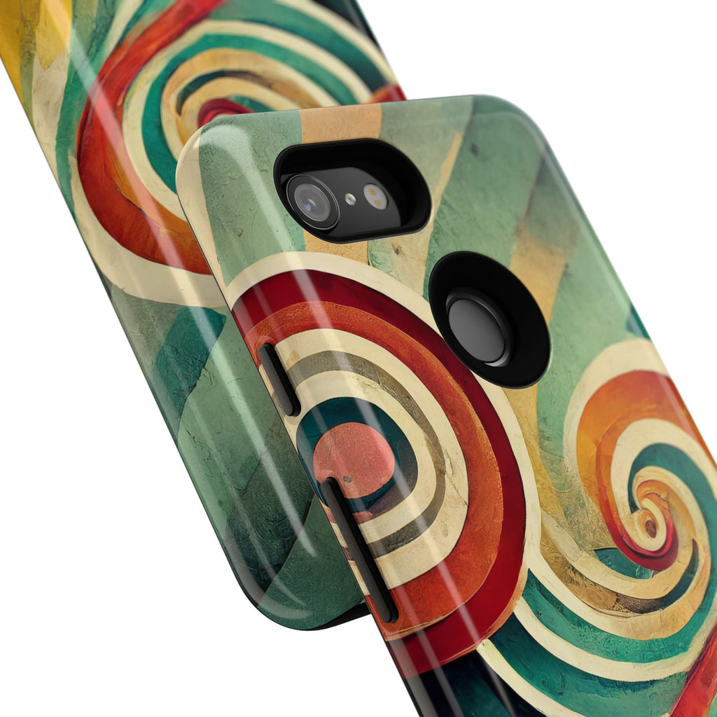 Colorful Swirl Tough Phone Case