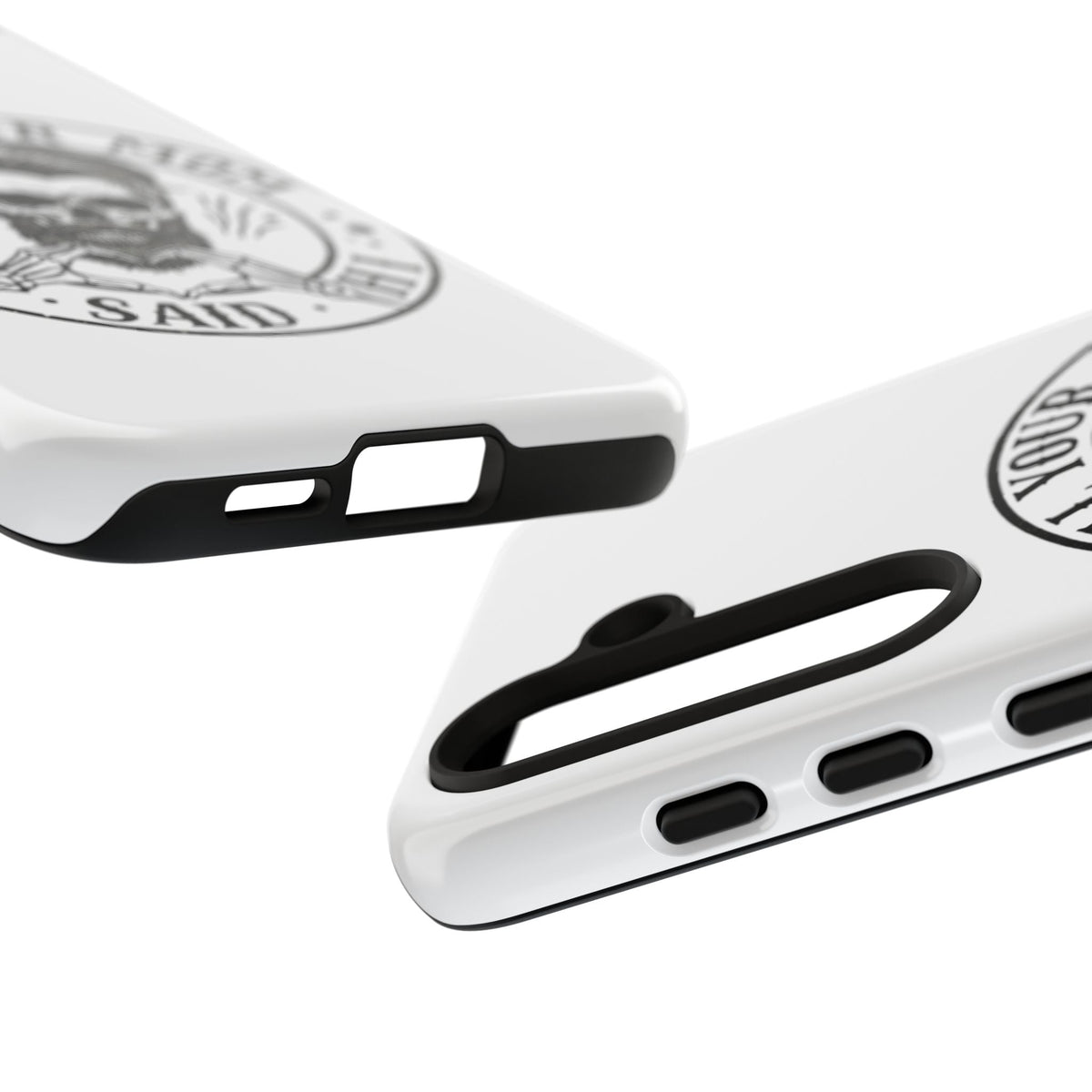"Tell Your Mom I Said Hi" Skull Tough Phone Case