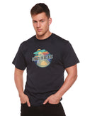 I Want to Believe Men's Bamboo Short Sleeve Printed T-Shirt