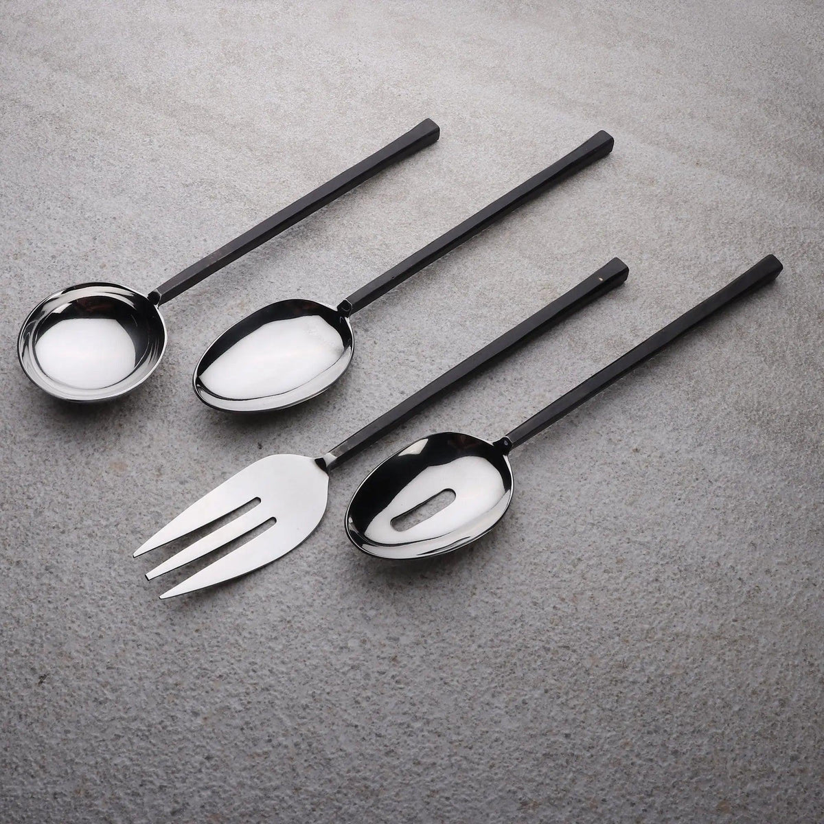 JASON BLACK 4 PC. HOSTESS SET