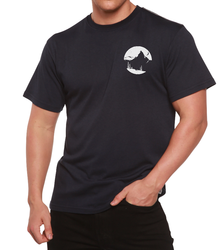 Explore More Men's Bamboo Viscose/Organic Cotton Printed T-Shirt
