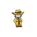 Don't Spy on Me Cartoon - Bubble-free stickers