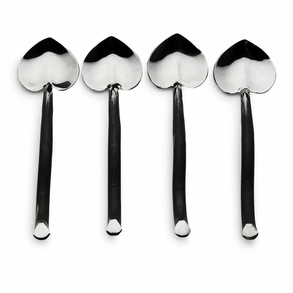 Twig Heart Coffee/Dessert Table Spoon 4 Pc. Set